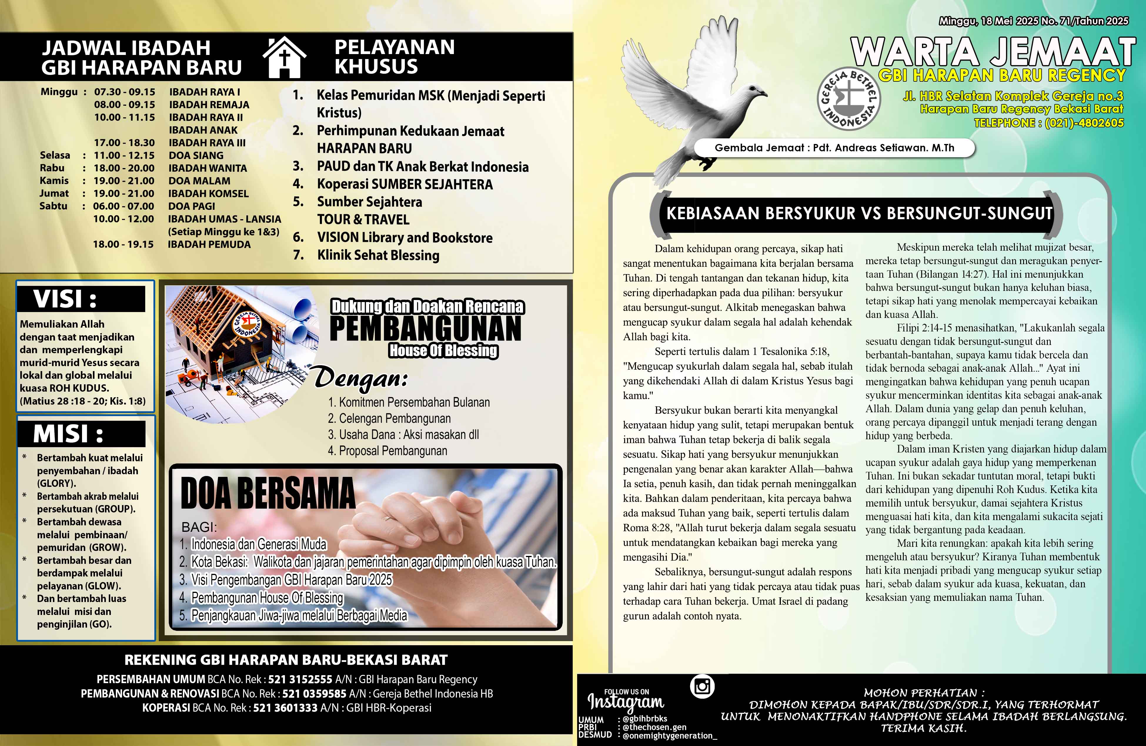 Warta Jemaat GBI Harapan Baru